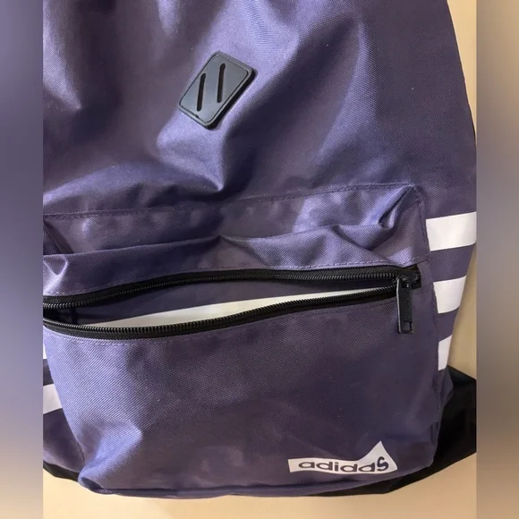 Adidas Purple & Black Drawstring Backpack - Picture 10 of 13